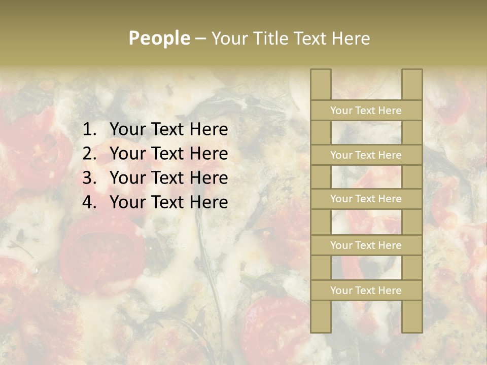 Tasty Gourmet Pizza PowerPoint Template