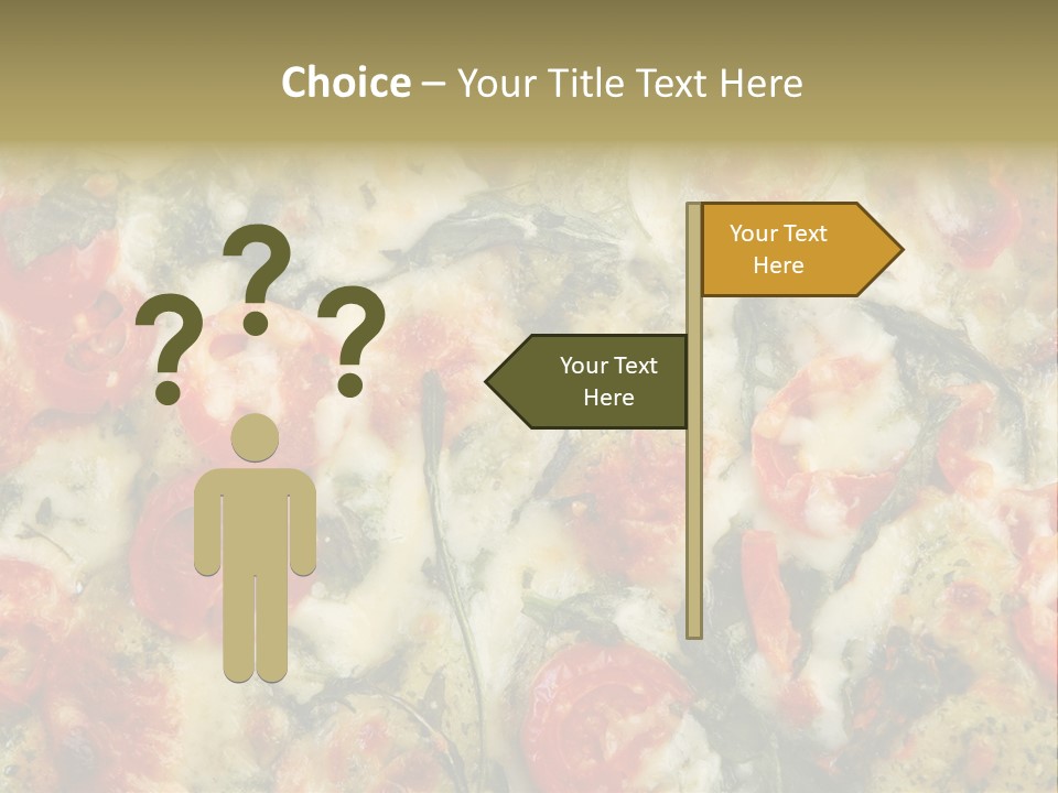Tasty Gourmet Pizza PowerPoint Template