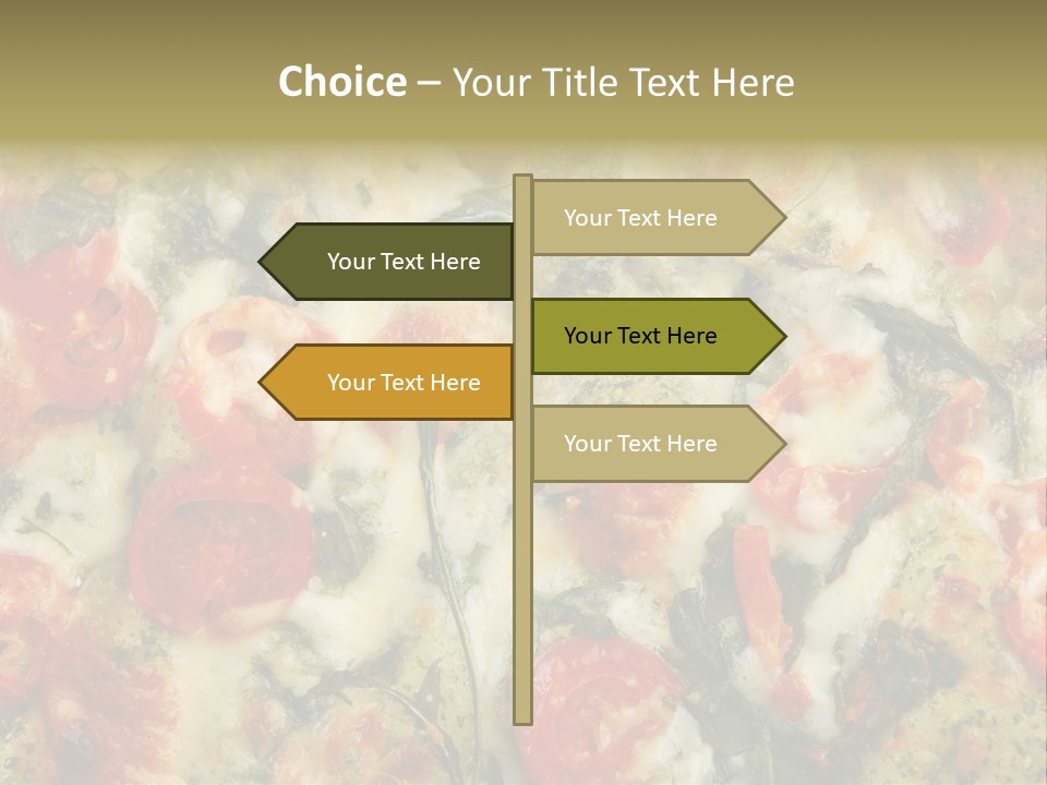 Tasty Gourmet Pizza PowerPoint Template