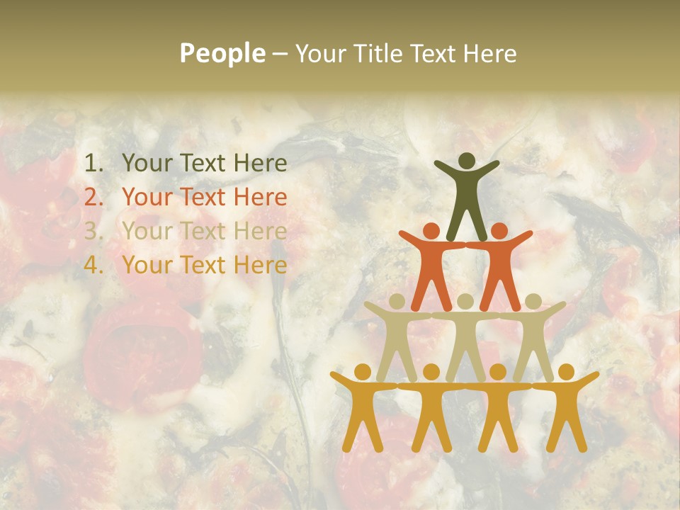 Tasty Gourmet Pizza PowerPoint Template