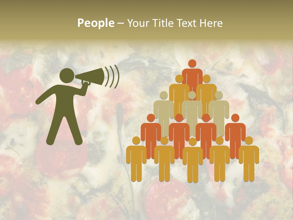 Tasty Gourmet Pizza PowerPoint Template