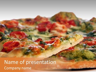 Food Supreme Tray PowerPoint Template