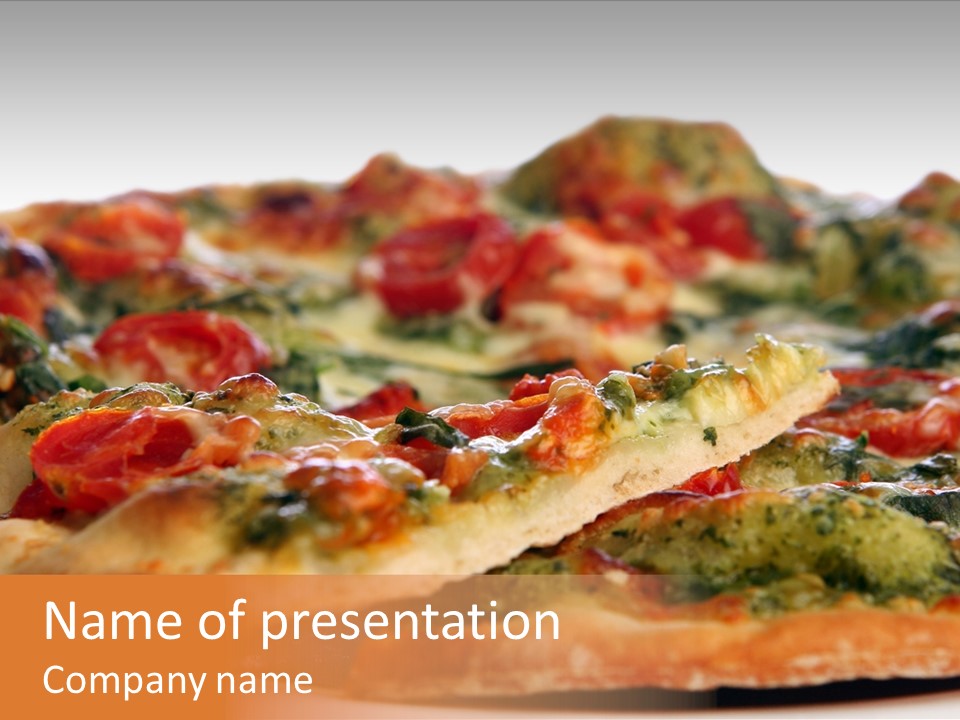 Food Supreme Tray PowerPoint Template