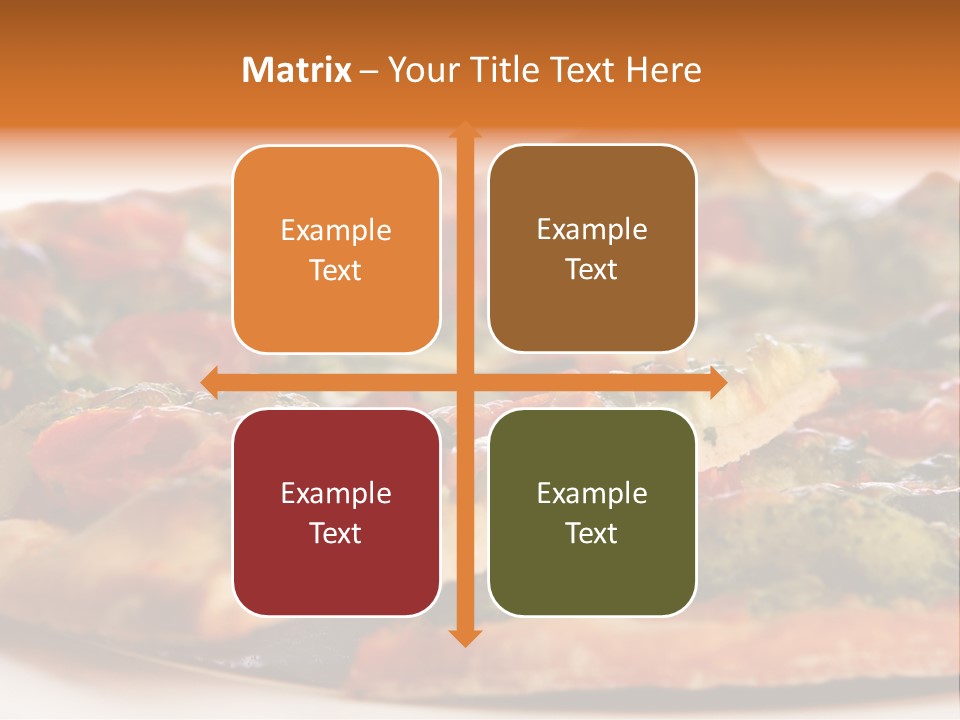 Food Supreme Tray PowerPoint Template