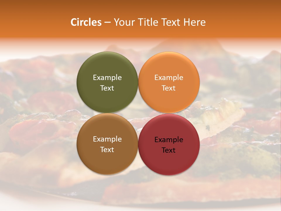 Food Supreme Tray PowerPoint Template