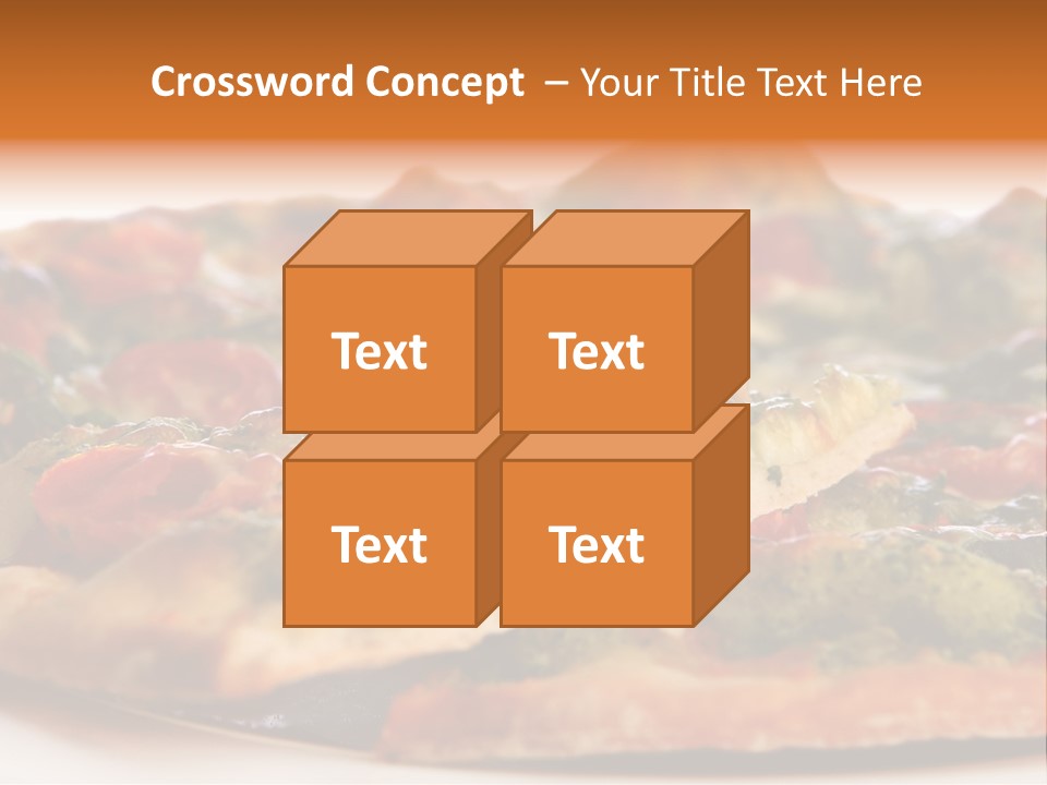 Food Supreme Tray PowerPoint Template