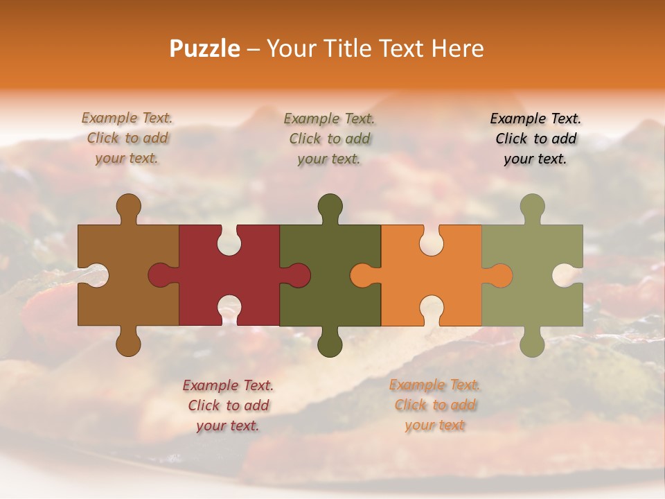 Food Supreme Tray PowerPoint Template