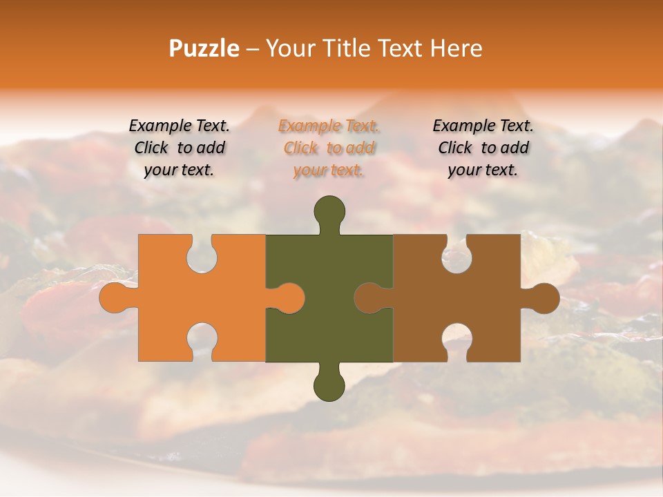 Food Supreme Tray PowerPoint Template