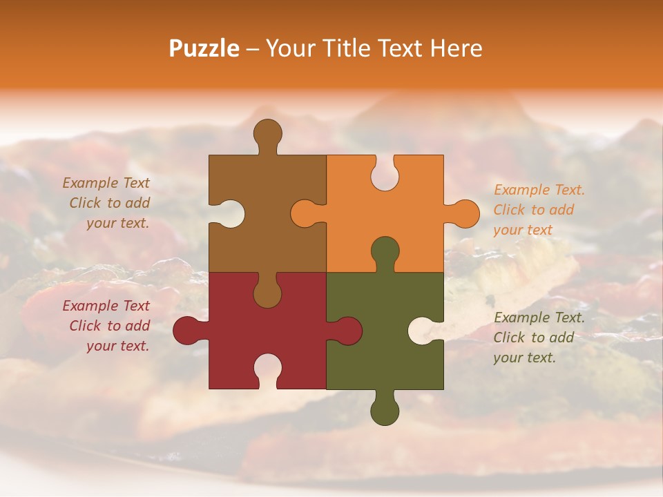 Food Supreme Tray PowerPoint Template