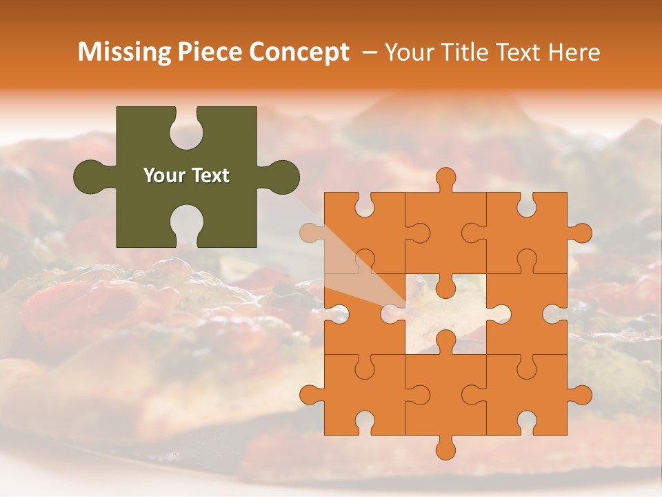 Food Supreme Tray PowerPoint Template