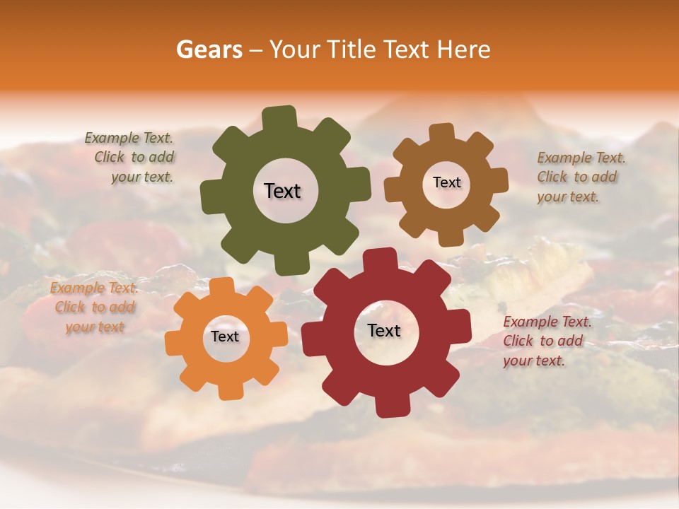 Food Supreme Tray PowerPoint Template