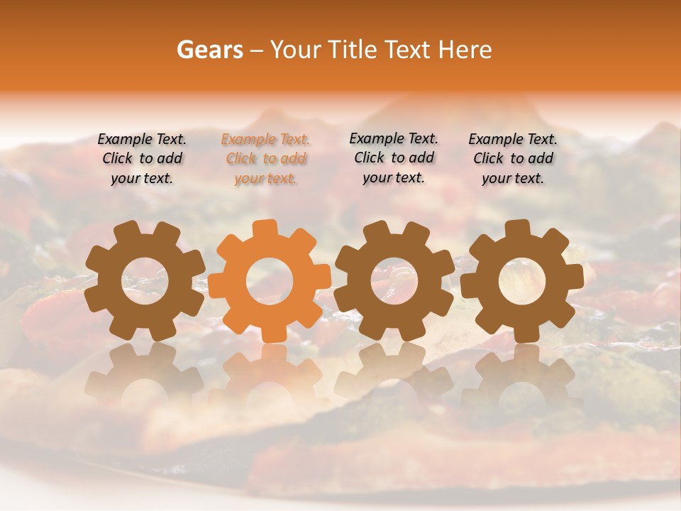 Food Supreme Tray PowerPoint Template