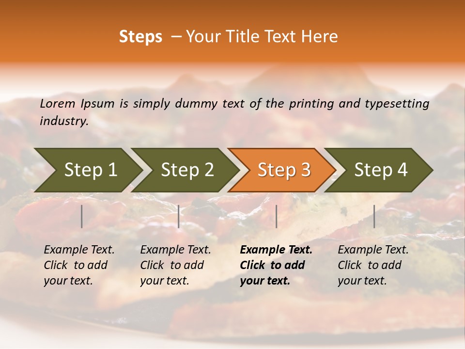 Food Supreme Tray PowerPoint Template