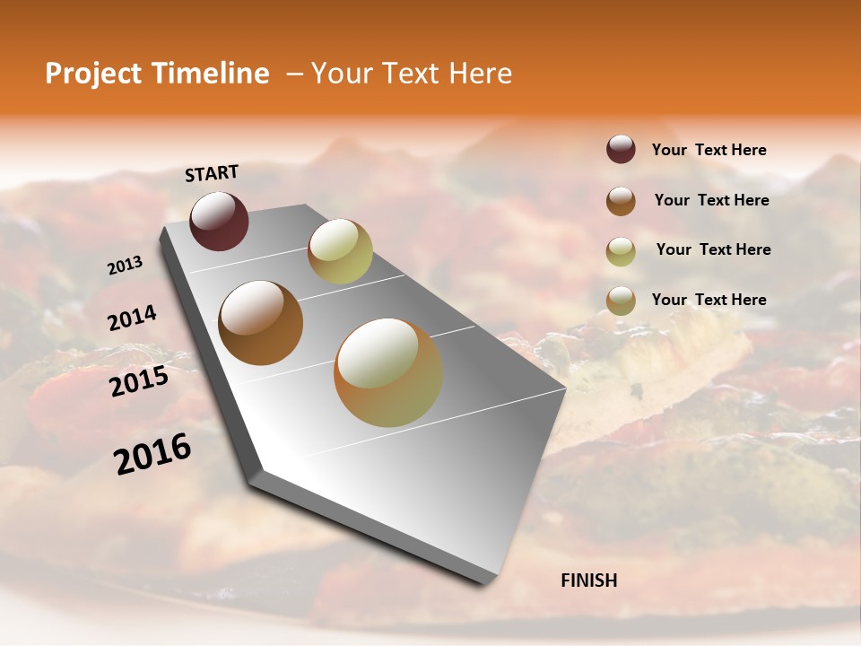 Food Supreme Tray PowerPoint Template