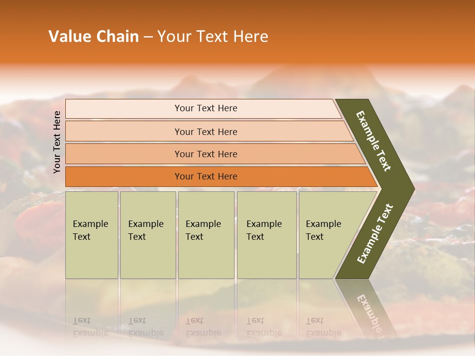 Food Supreme Tray PowerPoint Template