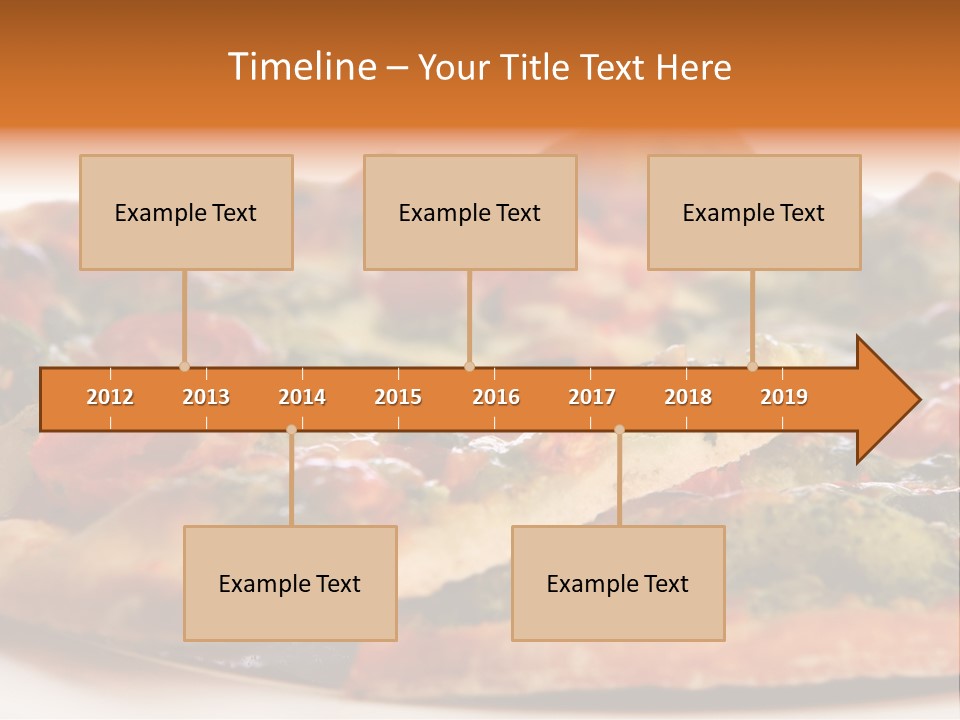 Food Supreme Tray PowerPoint Template