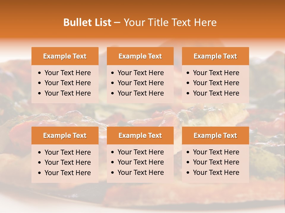 Food Supreme Tray PowerPoint Template