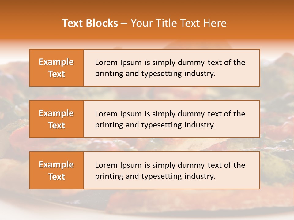 Food Supreme Tray PowerPoint Template