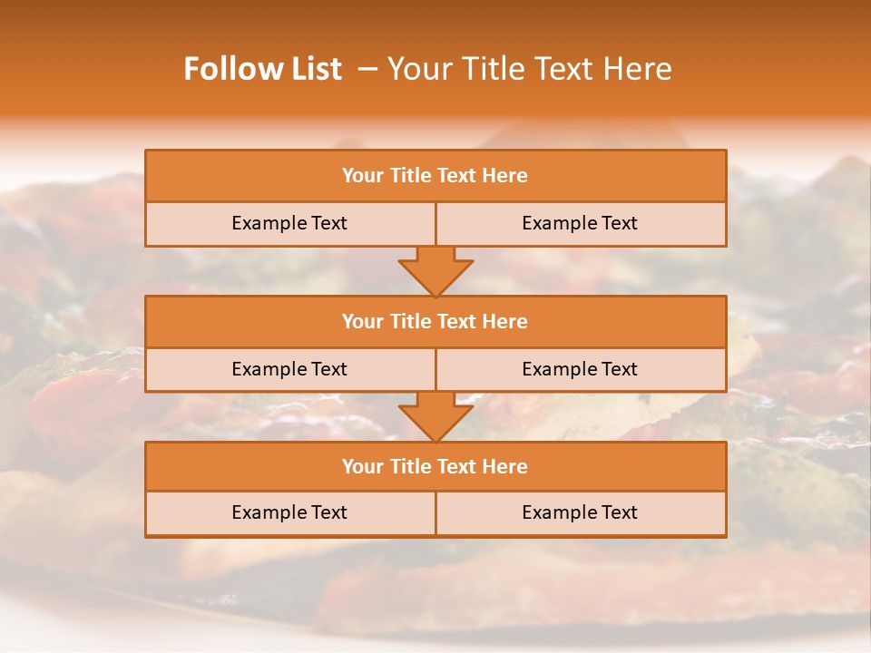 Food Supreme Tray PowerPoint Template