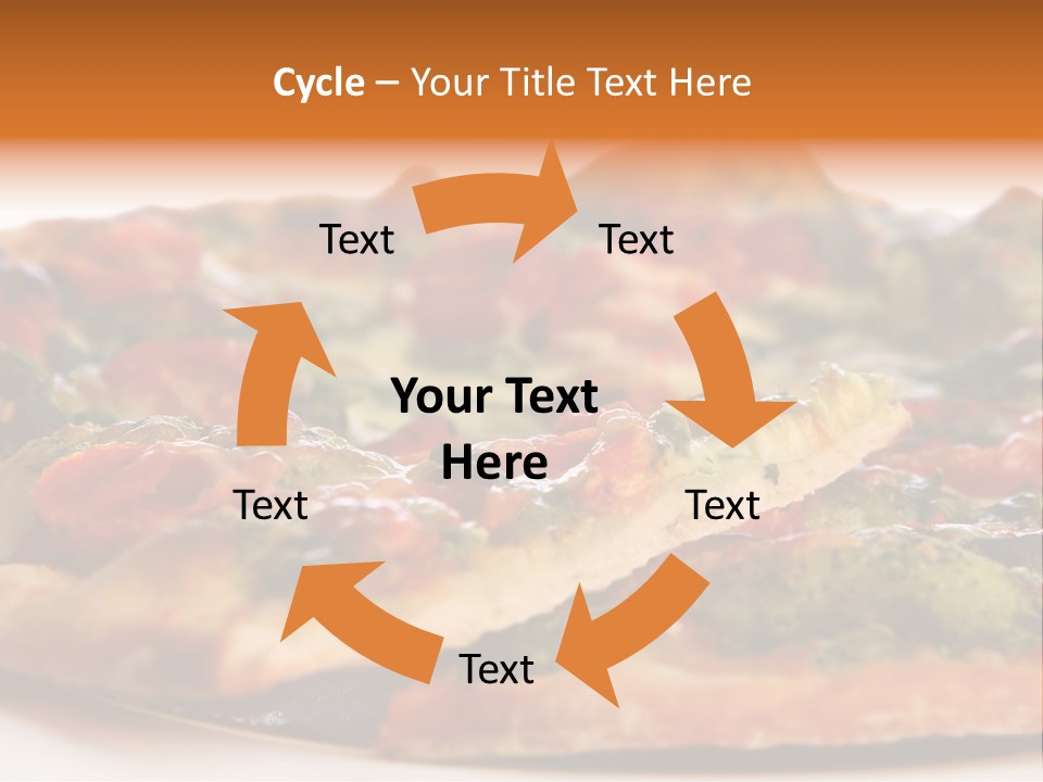 Food Supreme Tray PowerPoint Template