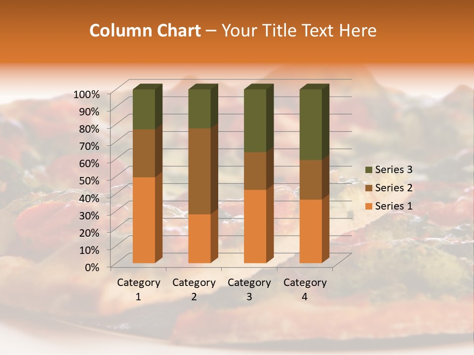Food Supreme Tray PowerPoint Template