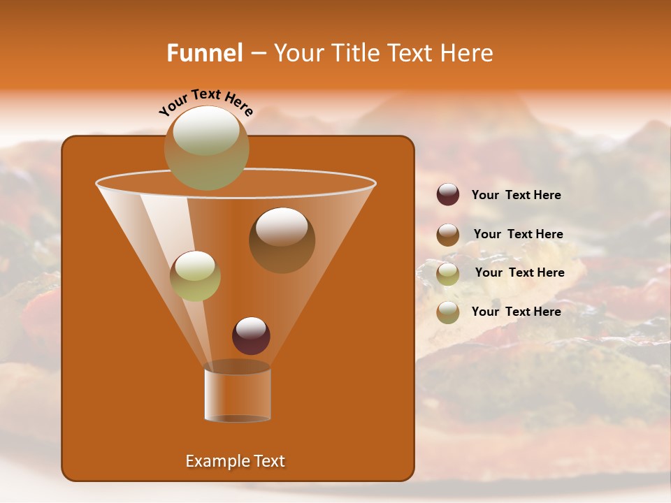 Food Supreme Tray PowerPoint Template