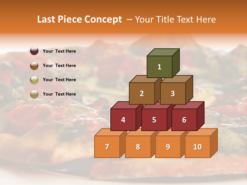 Food Supreme Tray PowerPoint Template