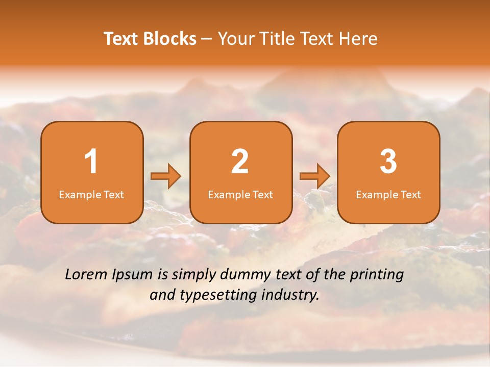 Food Supreme Tray PowerPoint Template