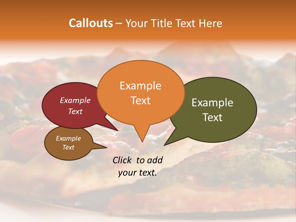 Food Supreme Tray PowerPoint Template