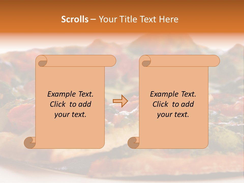 Food Supreme Tray PowerPoint Template