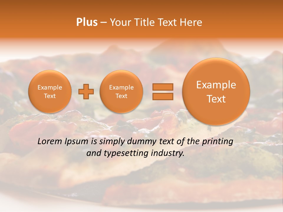 Food Supreme Tray PowerPoint Template