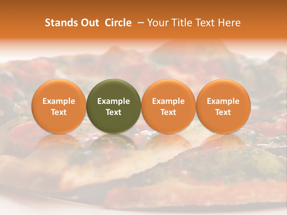 Food Supreme Tray PowerPoint Template