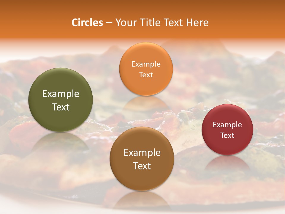 Food Supreme Tray PowerPoint Template