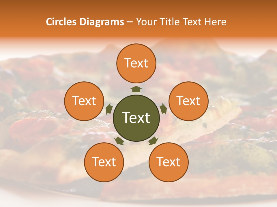 Food Supreme Tray PowerPoint Template