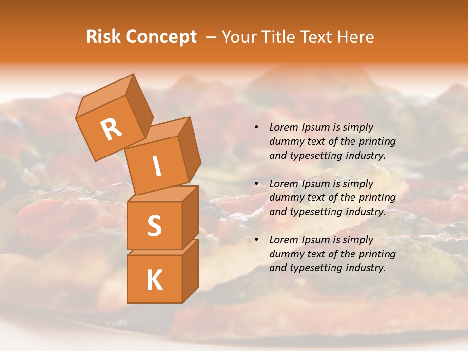 Food Supreme Tray PowerPoint Template