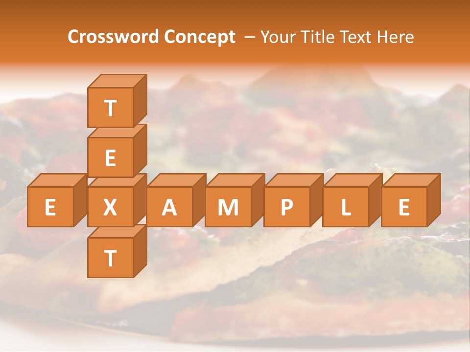 Food Supreme Tray PowerPoint Template