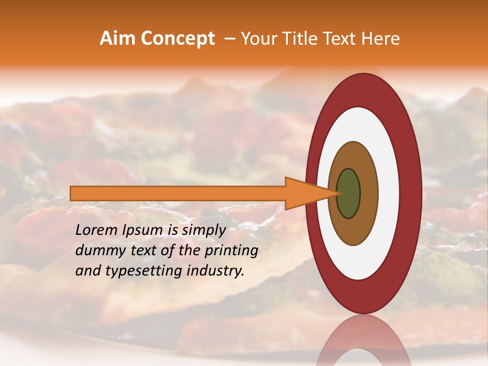 Food Supreme Tray PowerPoint Template