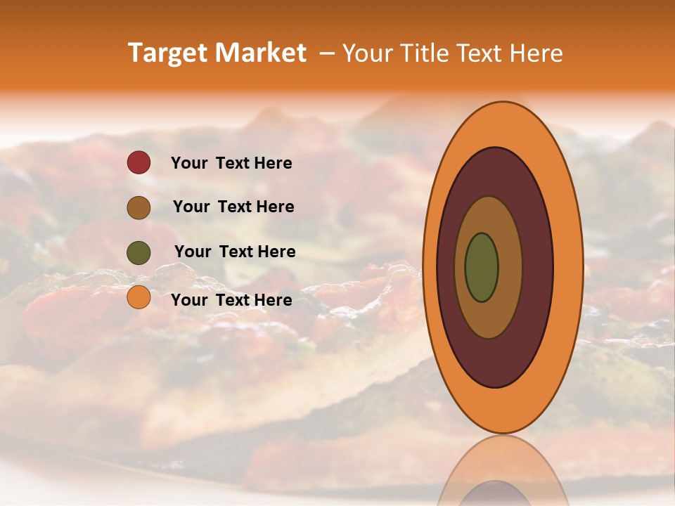 Food Supreme Tray PowerPoint Template