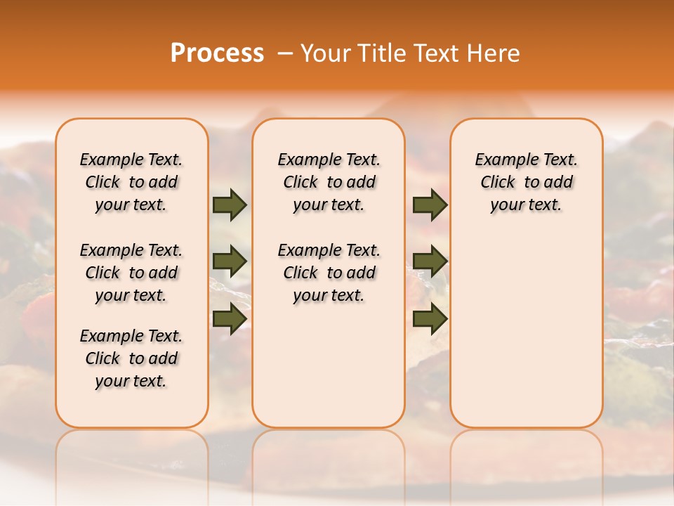 Food Supreme Tray PowerPoint Template