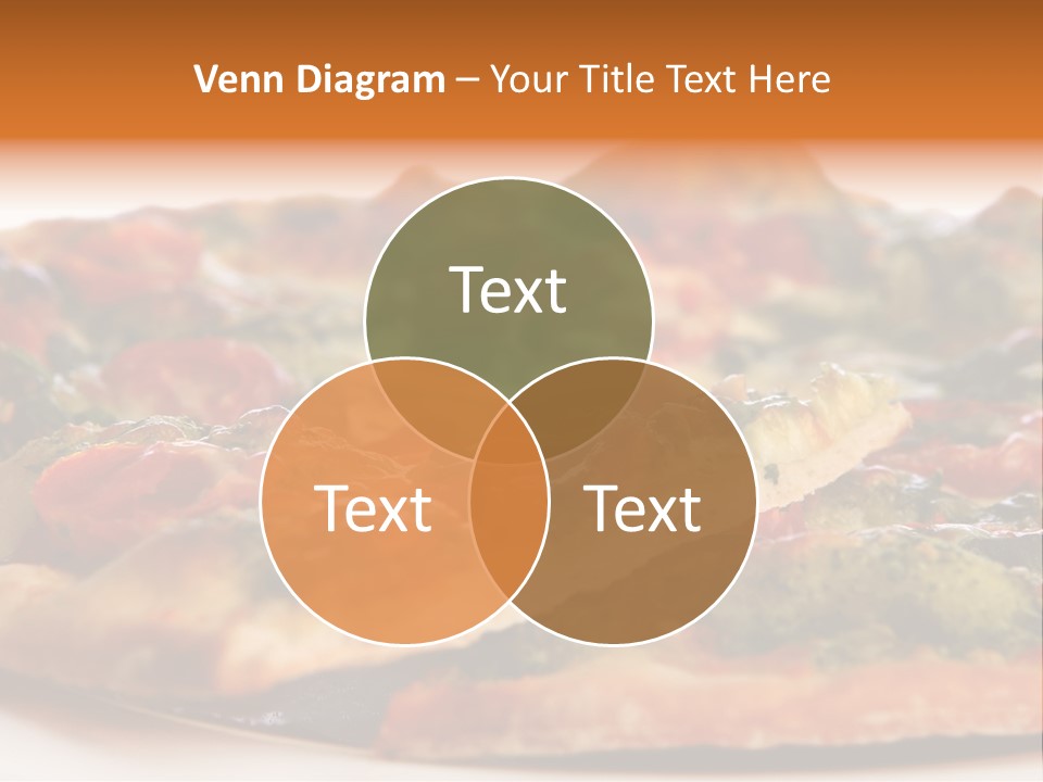 Food Supreme Tray PowerPoint Template