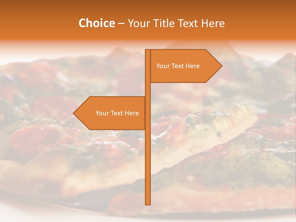 Food Supreme Tray PowerPoint Template