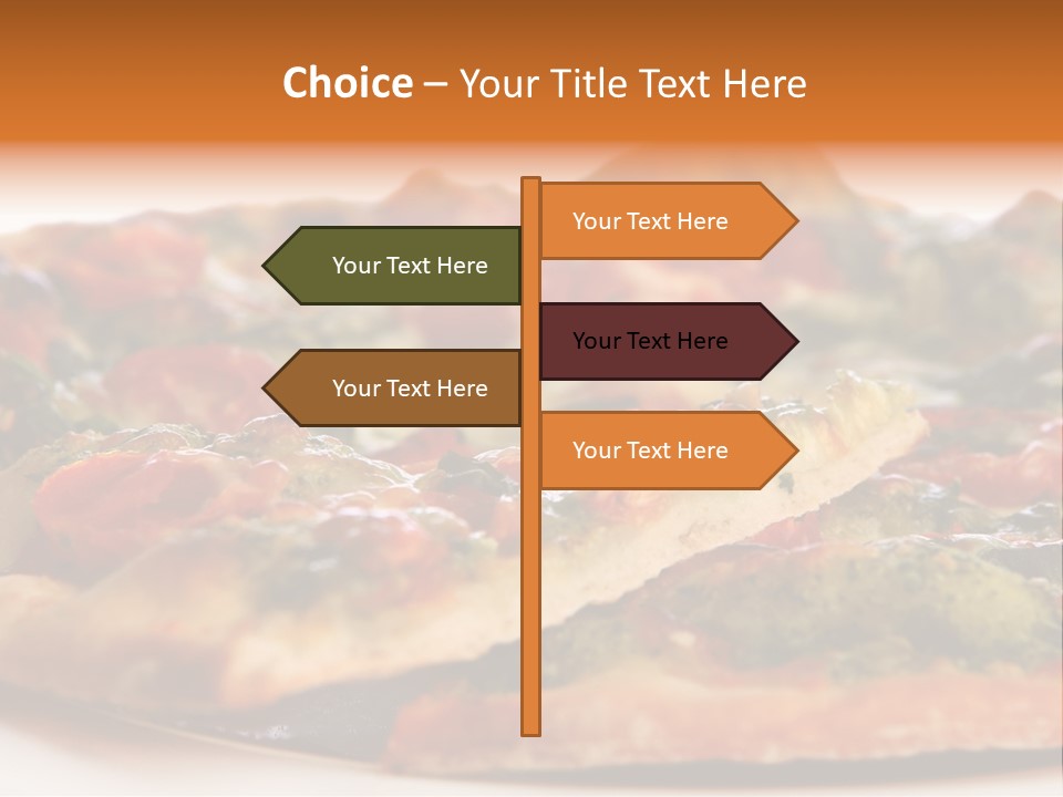 Food Supreme Tray PowerPoint Template
