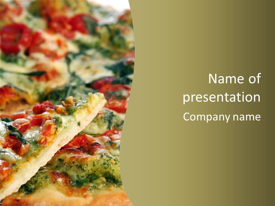 Dough Lunch Pizza PowerPoint Template