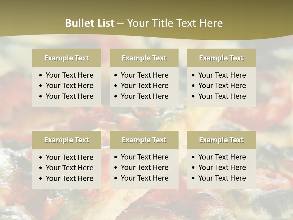 Dough Lunch Pizza PowerPoint Template