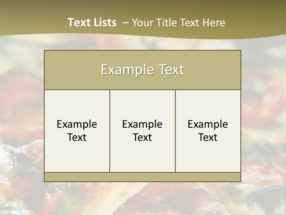 Dough Lunch Pizza PowerPoint Template