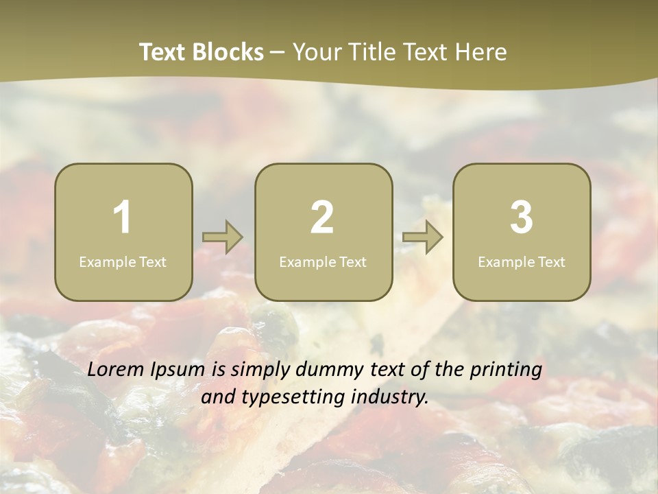 Dough Lunch Pizza PowerPoint Template