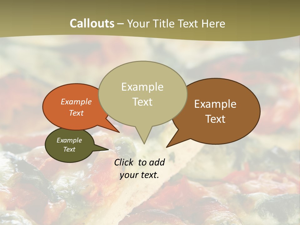 Dough Lunch Pizza PowerPoint Template