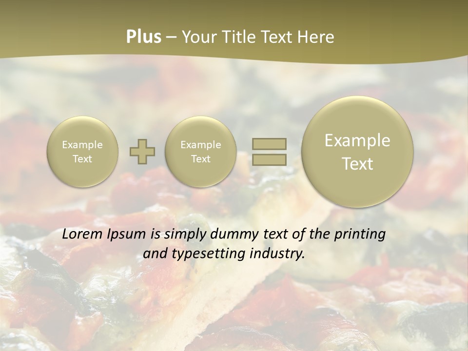 Dough Lunch Pizza PowerPoint Template