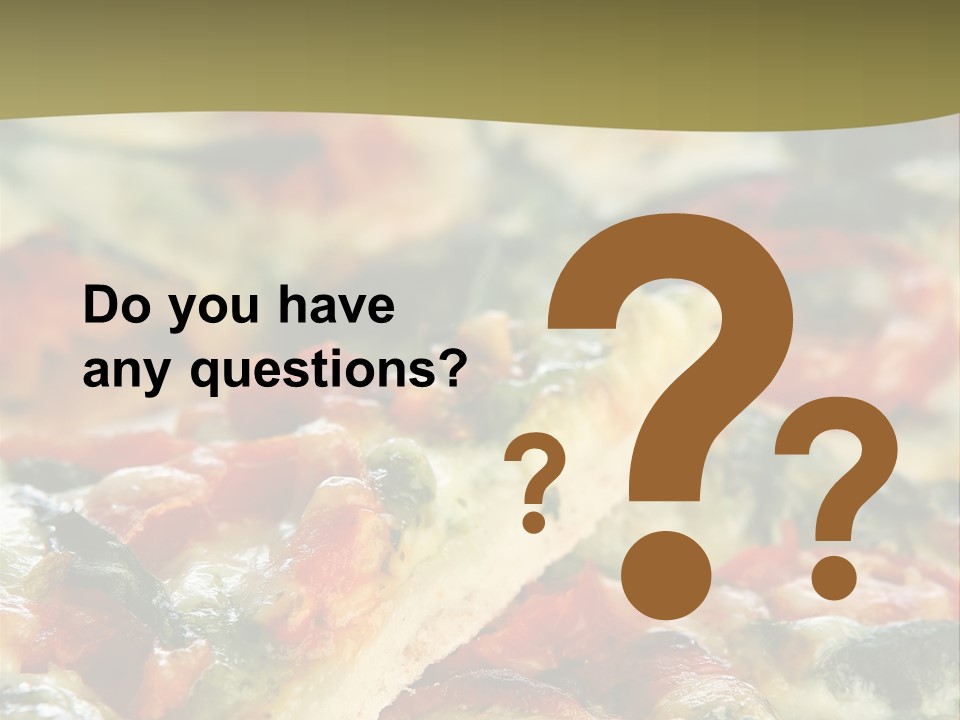 Dough Lunch Pizza PowerPoint Template