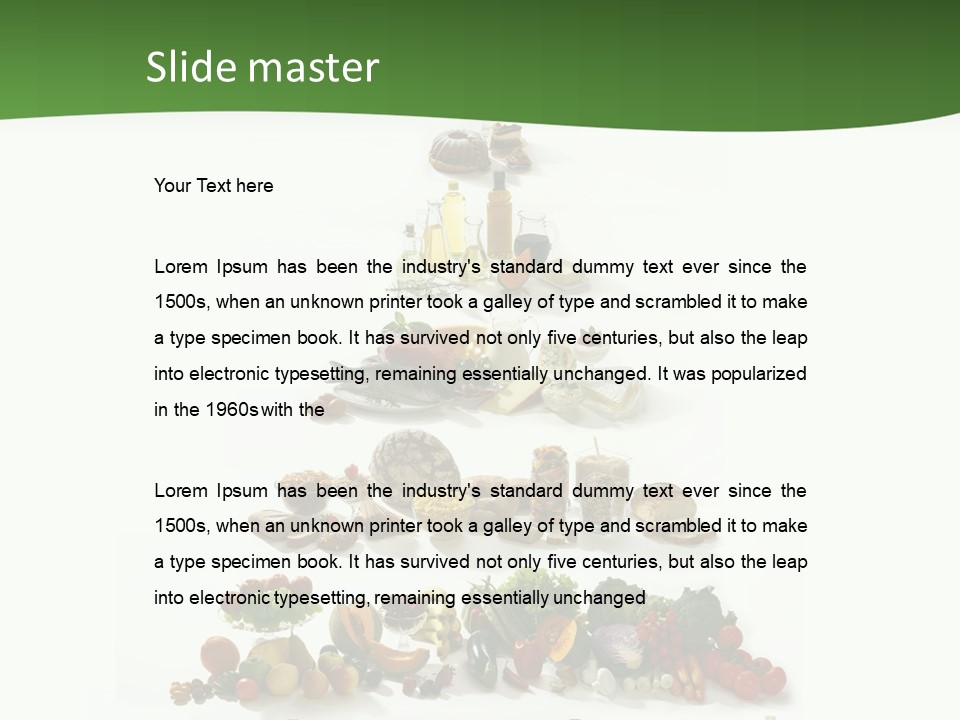 Food Pyramid PowerPoint Template